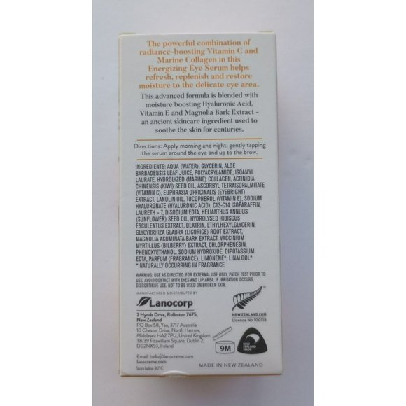 Lanocreme Vitamin C & Collagen Firming Eye Serum  Brightens And Refreshes 1 oz - Picture 4 of 4